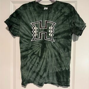 Green Tie-Dye Short Sleeve Tee